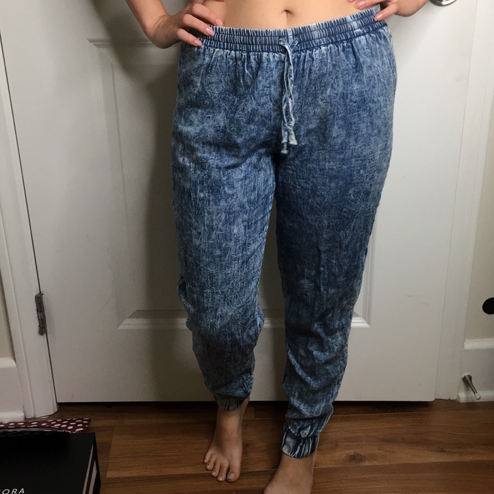 Sparkle & Fade Acid Wash Joggers